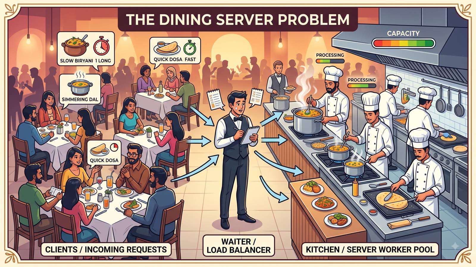 14. The Dining Server Problem